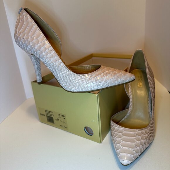 Michael Kors US 7.5M Nathalie Flex High Pump in Soft Pink - Picture 5 of 6